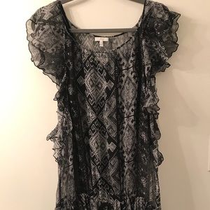 Joie black and white dress.  NWT!